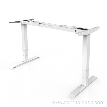 Green height adjustable desk Electric double standing desk with high memory height and ergonomic fit